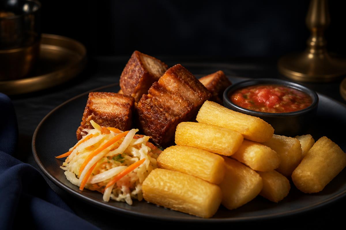 Yuca con Chicharrón